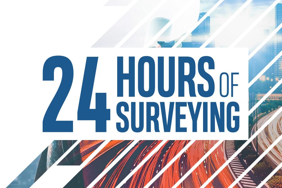 24 hours of surveying